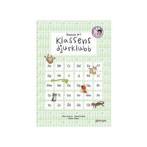 Malin Aronsson Läs med Majk och Sam 1, Klassens djurklubb, arbetsbok (häftad)