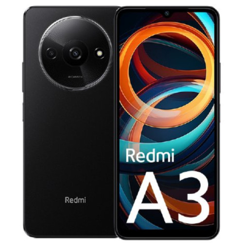 Xiaomi Xiaomi Redmi A3 17 cm (6.71") Dubbla SIM-kort Android 14 4G USB Type-C 3 GB 64 GB 5000 mAh Svart