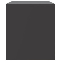 Produktbild för TV-skåp 2 st svart 67x39x44 cm stål