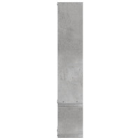 Produktbild för Vägghylla betonggrå 96x12x64 cm konstruerat trä