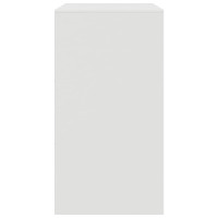 Produktbild för Skänk vit 67x39x73 cm stål