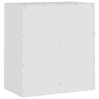 Produktbild för Skänk vit 67x39x73 cm stål