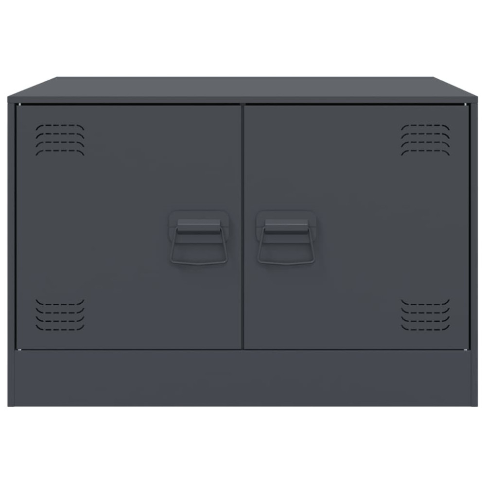 Produktbild för Soffbord antracit 67x50x44 cm stål