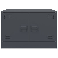 Produktbild för Soffbord antracit 67x50x44 cm stål