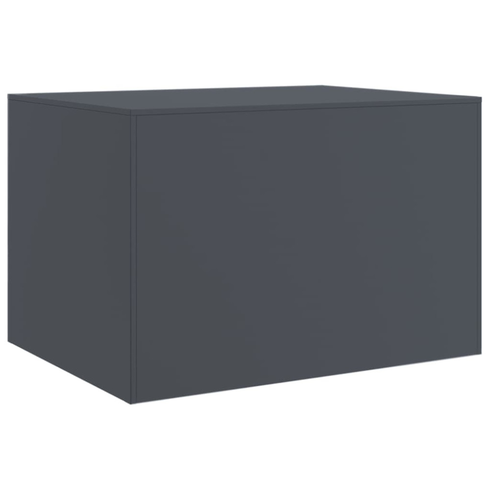 Produktbild för Soffbord antracit 67x50x44 cm stål