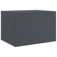 Produktbild för Soffbord antracit 67x50x44 cm stål