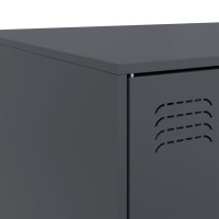 Produktbild för Soffbord antracit 67x50x44 cm stål