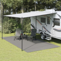 Produktbild för Campingmatta antracit 6x3 m