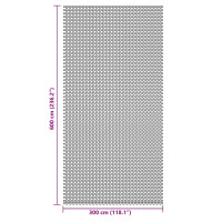 Produktbild för Campingmatta antracit 6x3 m