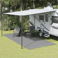 Produktbild för Campingmatta antracit 5,5x2,5 m