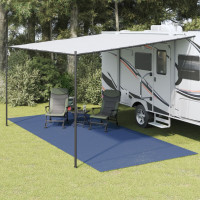 Produktbild för Campingmatta blå 6x2,5 m