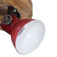 Produktbild för Taklampa 25 W nött röd 35x35x25 cm E27