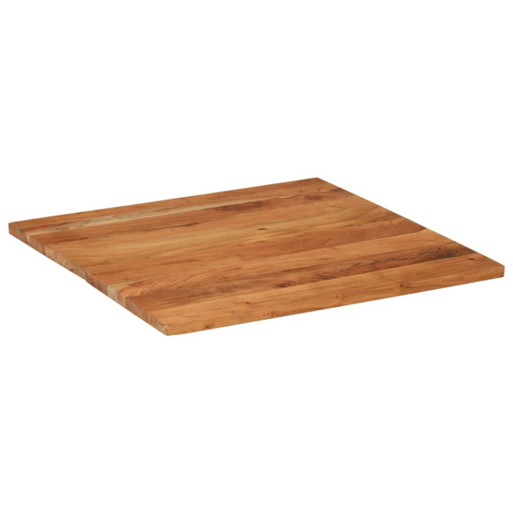 Produktbild för Bordsskiva 70x70x3,8 cm fyrkantig massiv akacia