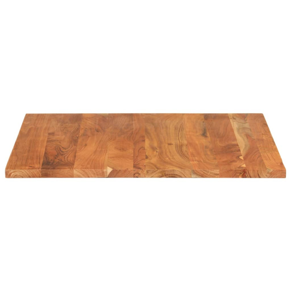 Produktbild för Bordsskiva 70x70x3,8 cm fyrkantig massiv akacia