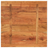 Produktbild för Bordsskiva 70x70x3,8 cm fyrkantig massiv akacia