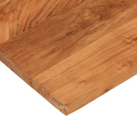 Produktbild för Bordsskiva 70x70x3,8 cm fyrkantig massiv akacia