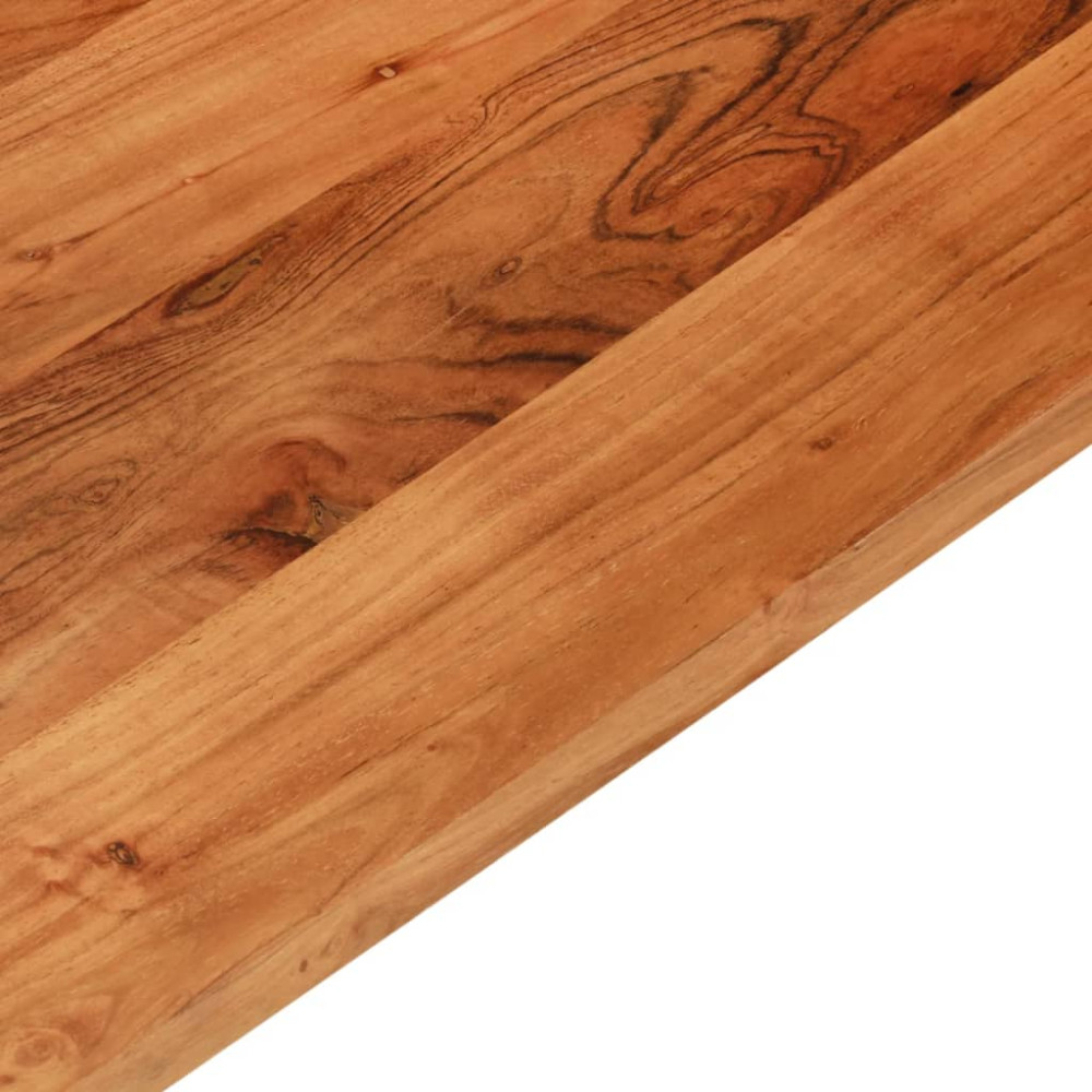 Produktbild för Bordsskiva 70x70x3,8 cm fyrkantig massiv akacia
