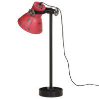 Produktbild för Skrivbordslampa 25 W nött röd 15x15x55 cm E27