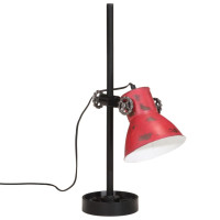 Produktbild för Skrivbordslampa 25 W nött röd 15x15x55 cm E27