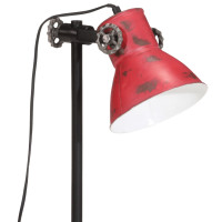 Produktbild för Skrivbordslampa 25 W nött röd 15x15x55 cm E27