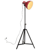 Produktbild för Golvlampa 25 W nött röd 61x61x90/150 cm E27