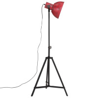 Produktbild för Golvlampa 25 W nött röd 61x61x90/150 cm E27