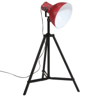 Produktbild för Golvlampa 25 W nött röd 61x61x90/150 cm E27