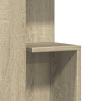 Produktbild för Sidobord sonoma-ek 35x35x60 cm konstruerat trä