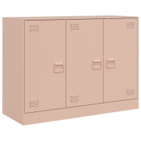 Produktbild för Skänk rosa 99x39x73 cm stål
