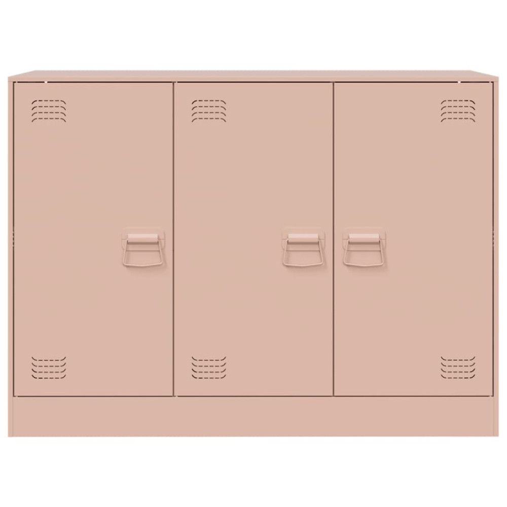 Produktbild för Skänk rosa 99x39x73 cm stål