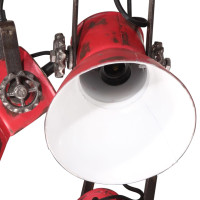 Produktbild för Hänglampa 25 W nött röd 30x30x100 cm E27