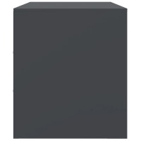 Produktbild för TV-skåp 2 st antracit 67x39x44 cm stål