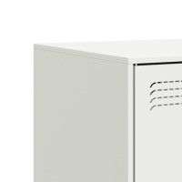 Produktbild för TV-skåp vit 99x39x44 cm stål