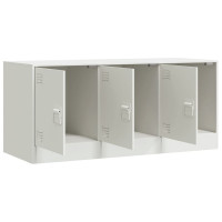 Produktbild för TV-skåp vit 99x39x44 cm stål