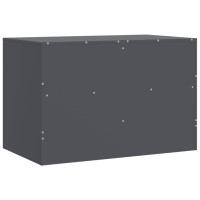 Produktbild för TV-skåp 2 st antracit 67x39x44 cm stål