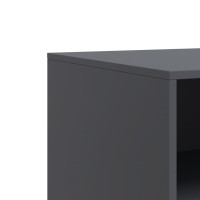 Produktbild för TV-skåp 2 st antracit 67x39x44 cm stål
