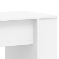 Produktbild för Skrivbord vit 140x50x75 cm konstruerat trä