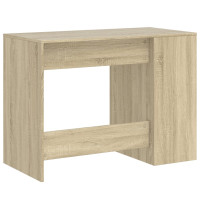 Produktbild för Skrivbord sonoma-ek 102x50x75 cm konstruerat trä