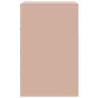 Produktbild för Sängskåp 2 st rosa 34,5x39x62 cm stål