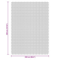 Produktbild för Campingmatta antracit 3,5x2,5 m