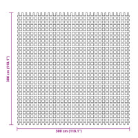 Produktbild för Tältmatta blå 3x3 m