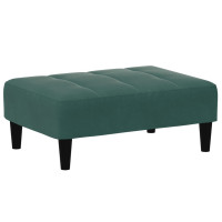 Produktbild för Fotpall mörkgrön 77x55x31 cm sammet