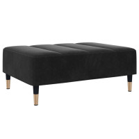 Produktbild för Fotpall svart 77x55x31 cm sammet