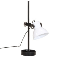 Produktbild för Skrivbordslampa 25 W vit 15x15x55 cm E27