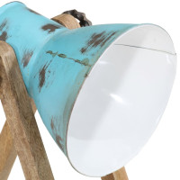 Produktbild för Skrivbordslampa 25 W nött blå 30x17x40 cm E27