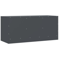 Produktbild för TV-skåp antracit 99x39x44 cm stål