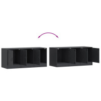 Produktbild för TV-skåp antracit 99x39x44 cm stål