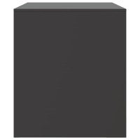 Produktbild för TV-skåp svart 67x39x44 cm stål