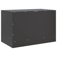 Produktbild för TV-skåp svart 67x39x44 cm stål