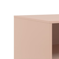 Produktbild för TV-skåp 2 st rosa 67x39x44 cm stål